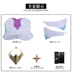 NEATMOA Guinevere Cosplay Costume | Knights of Guinevere Anime Outfit for Halloween & Party | Asian Sizes XS–XXL.