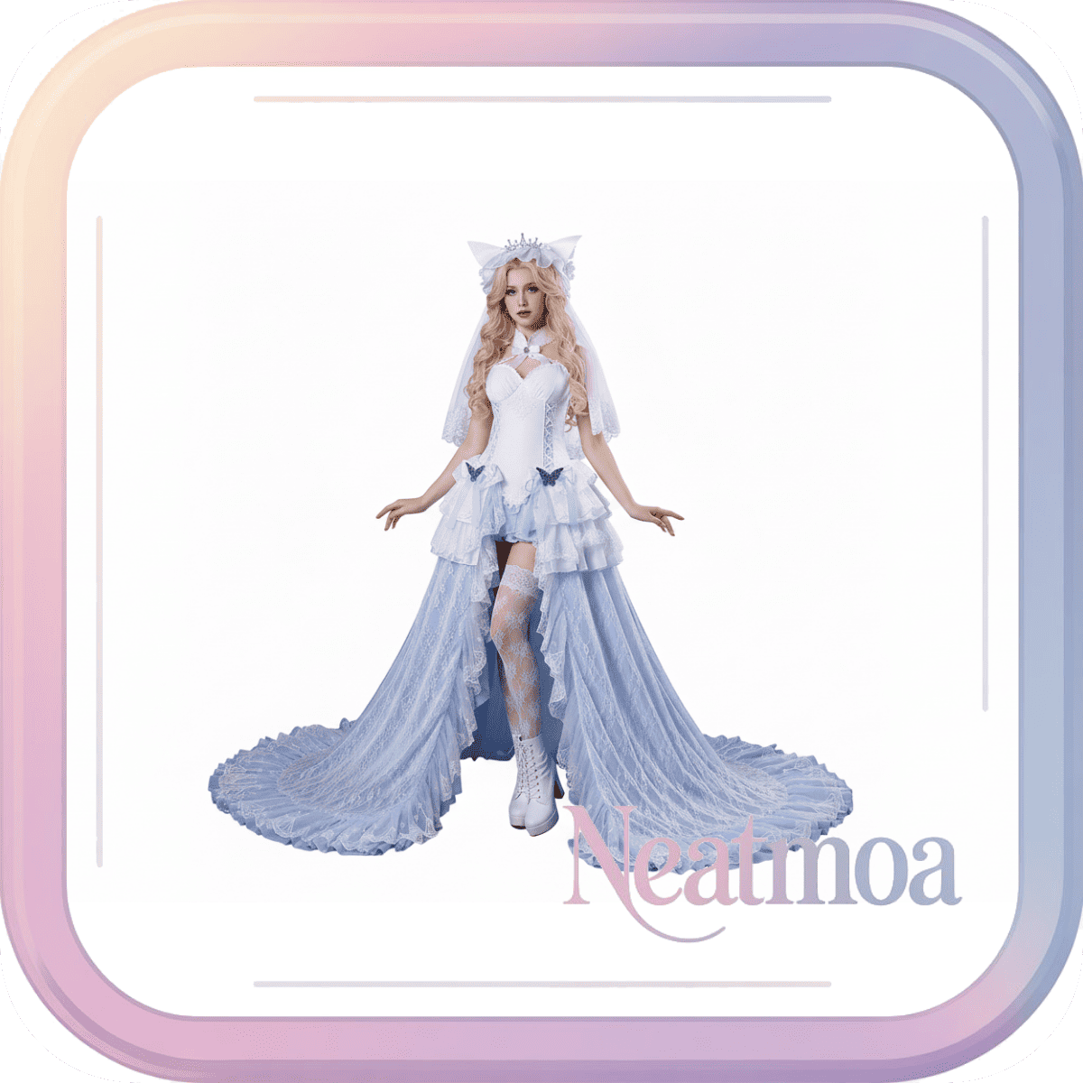 NEATMOA HMS Cheshire Cosplay Wedding Dress – Azur Lane Inspired