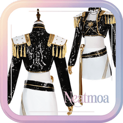 NEATMOA Mira Inspired Cosplay Costume from KPop Demon Hunters Korean Style Demon Hunter Uniform for Women Stage Performance Dance Show Theater Event