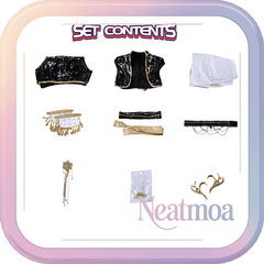 NEATMOA Mira Inspired Cosplay Costume from KPop Demon Hunters Korean Style Demon Hunter Uniform for Women Stage Performance Dance Show Theater Event