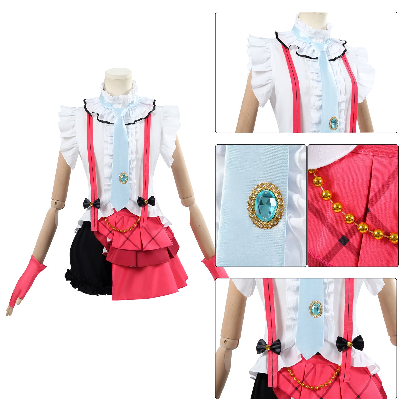 NEATMOA ラブライブ LoveLive! 絢瀬絵里 JK制服 コスプレ衣装 ウィッグ付き 音ノ木坂学院 学園祭 ハロウィン クリスマス 仮装用