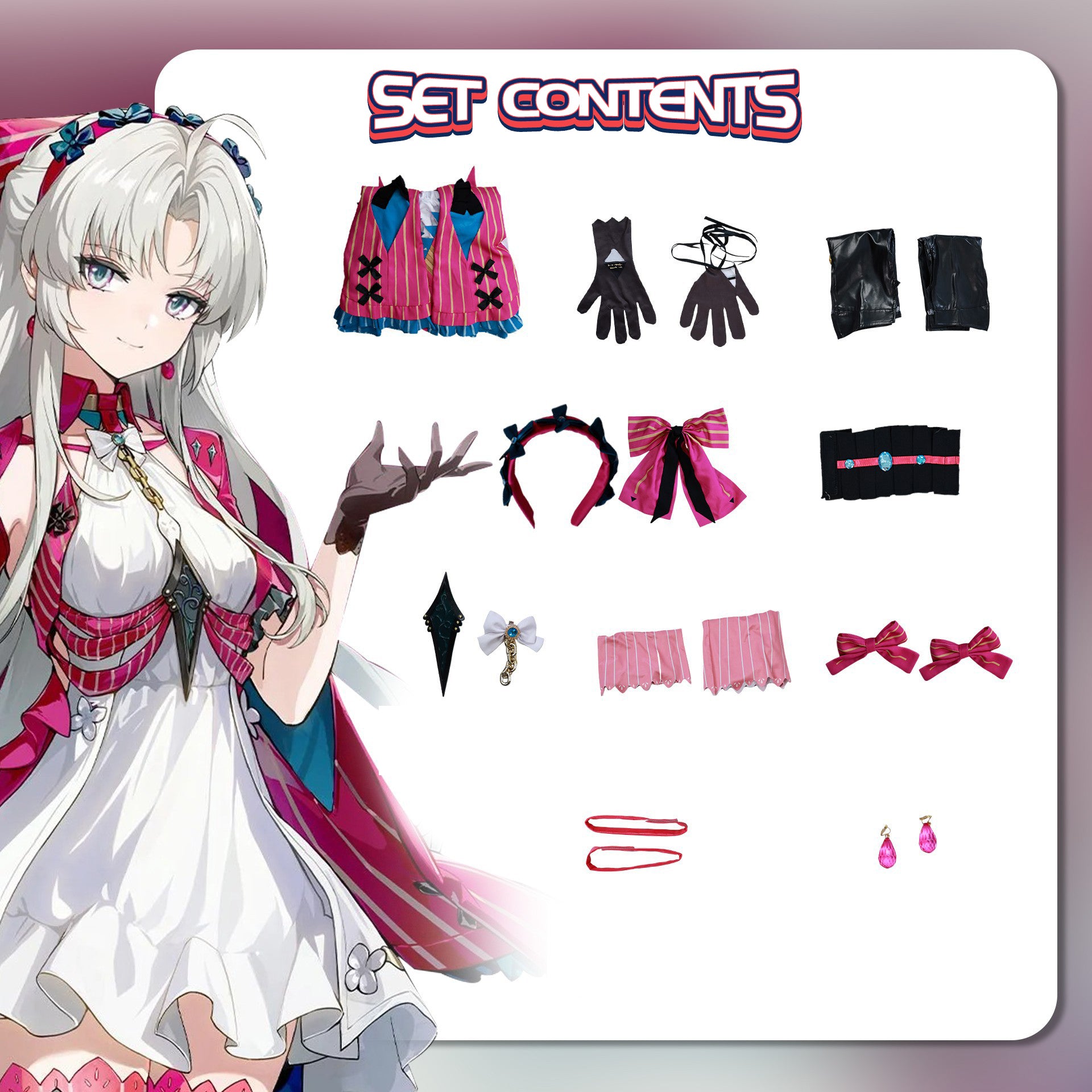 [NEATMOA] Carlotta Cosplay Wuthering Waves for Role Playing Performance and Halloween Party