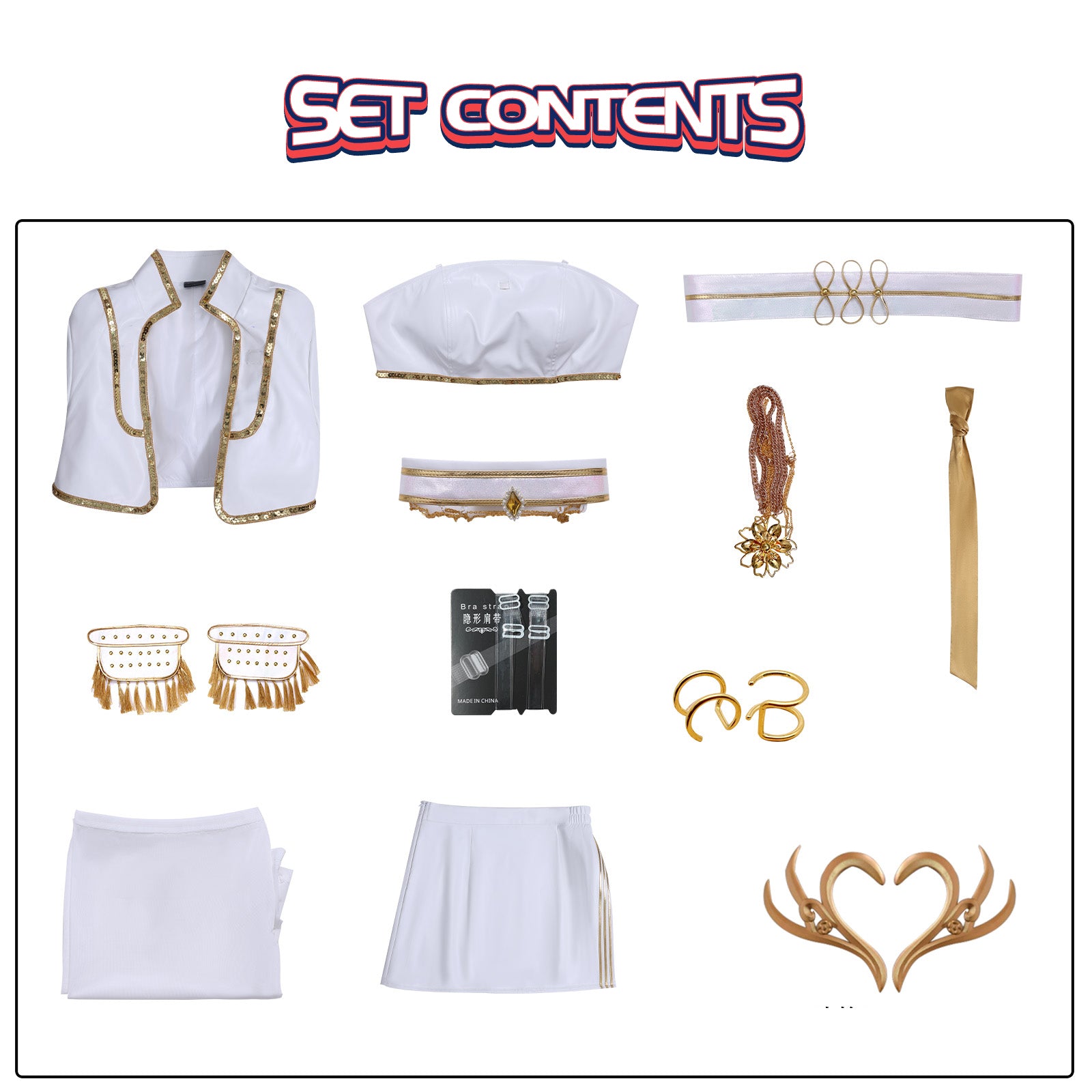 NEATMOA Mira Cosplay Costume Outfit Korean Style Demon Hunter Uniform for Women Halloween Comic Con Party