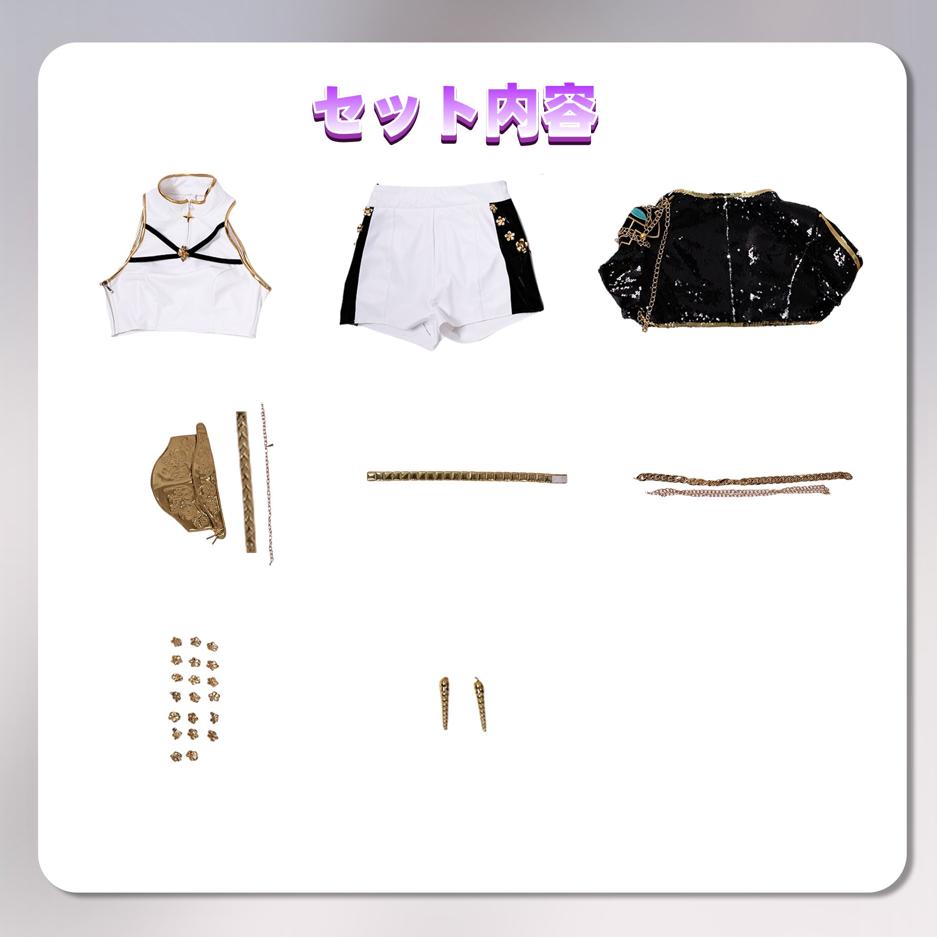 NEATMOA Rumi Inspired Cosplay Stage Performance Costume Korean Style Demon Hunter Uniform for Women Dance Show Theater Event