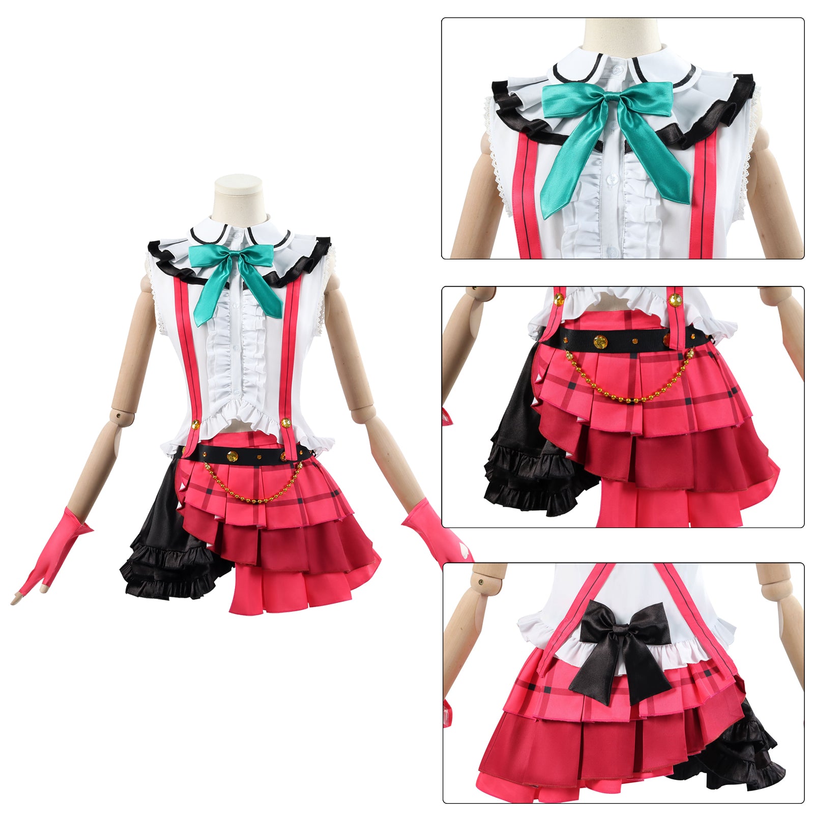 NEATMOA ラブライブ LoveLive! 南ことり JK制服 コスプレ 衣装 ウィッグ付き 音ノ木坂学院 学園祭 ハロウィン クリスマス 仮装用